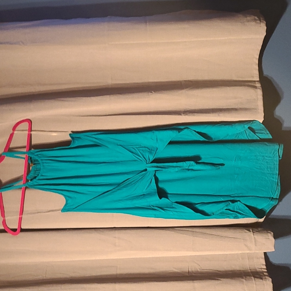 Medium Seafoam waist tie dress